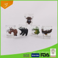 Shot Glass,Promotional Shot Glass With Resin Animal Design